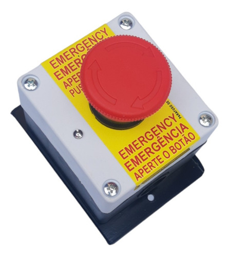 Botoeira Avulsa Com Fio Plus Audio Visual Ip65 (nbr 9050) Cor Branco