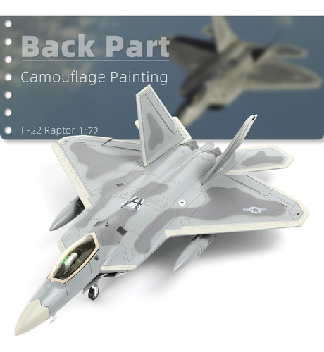 Modelo Previo A La Construcción Del F22 Raptor Fighter Attac