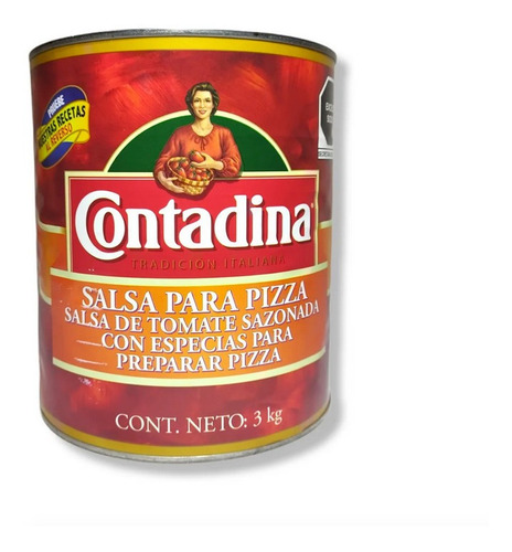 Salsa De Tomate Para Pizza Contadina Italiana 3kg