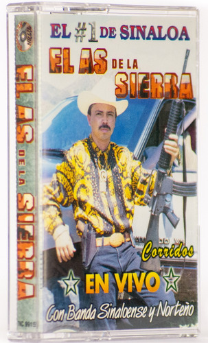 Cassette Original De El As De La Sierra Con Banda S. En Vivo