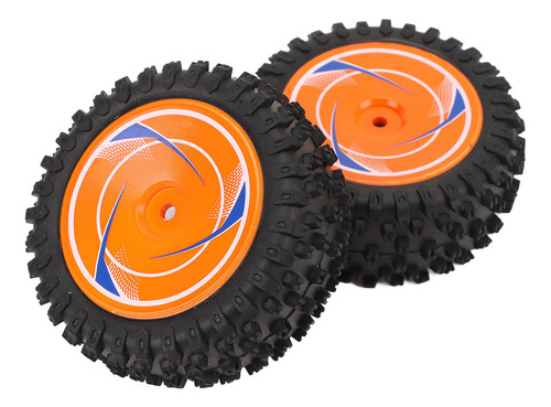 Rc Car Tires 2pcs Rear 75mm Rubber Remote Control Wheels