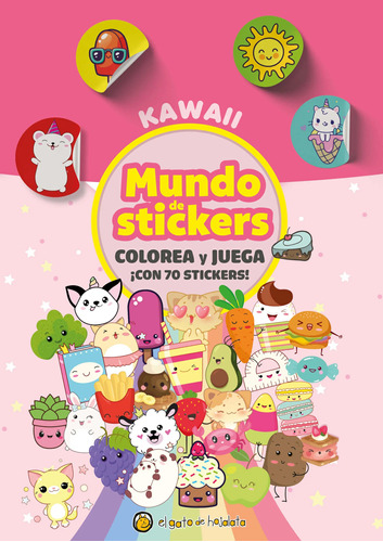 Libro Mundo Stickers Colorea Y Juega Kawaii