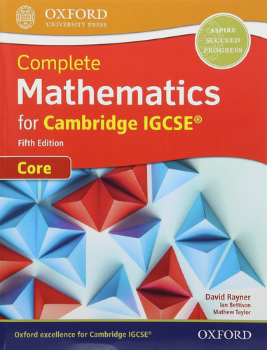 Complete Mathematics For Cambridge Igcse Core 5/ed.- Student