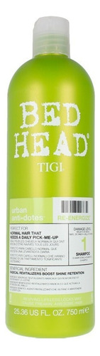 Shampoo Re Energize Tigi Urban Anti Dotes Nivel 1 Daño X 750