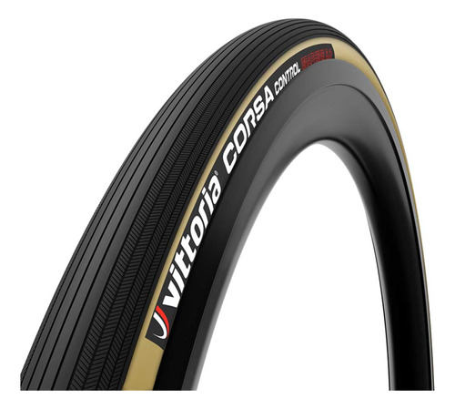 Pneu 700x30 Vittoria Corsa Control Preto/bege 320 Tpi