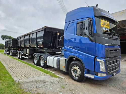 Volvo Fh540 6x4 Bug Leve Mola Ano 20 + Rodocaçamba Facchini