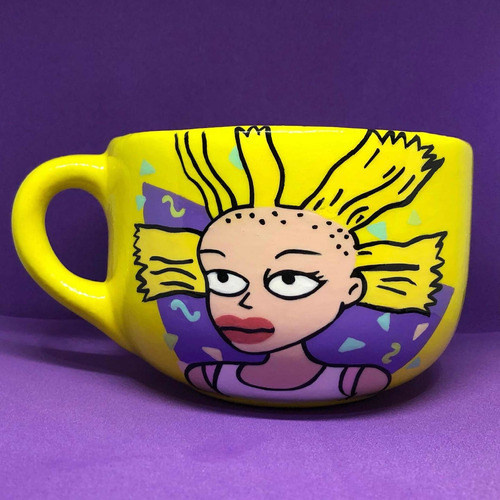 Taza Jumbo Rugrats, Angelica Cinthya Muñeca, Tazón Cer