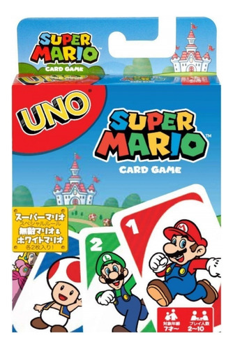 Juego De Cartas Uno Mario Mattel
