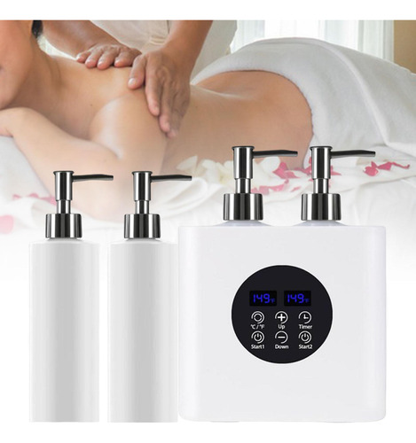 Aquecedor De Óleo De Garrafa Dupla Multifuncional Branco