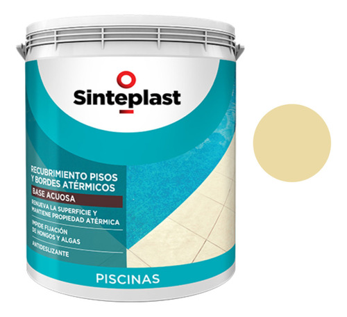 Pintura Pisos Y Bordes Atermicos Pileta Sinteplast 10 Lts