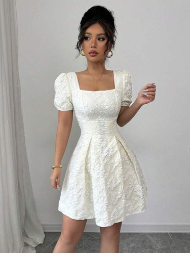 Vestido Importado De Jacquard - Saumur