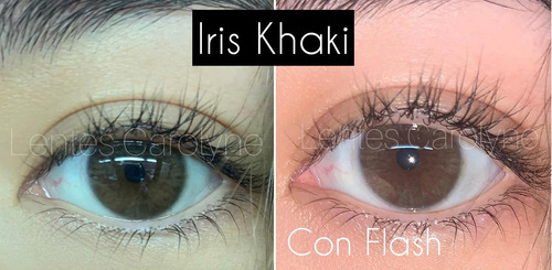 Imagen 4 de 6 de Siesta - Crystal Iris Khaki - Lentes De Contacto