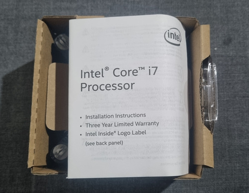 Procesador Intel Core I7 8700, 3,20 Ghz.