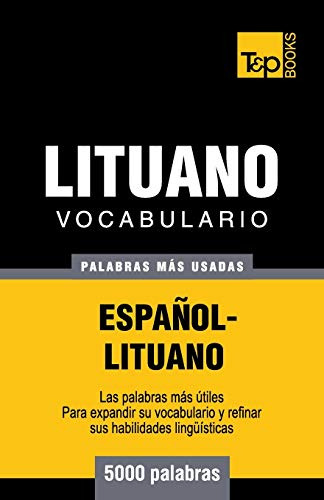 Vocabulario Espanol-lituano - 5000 Palabras Mas Usadas