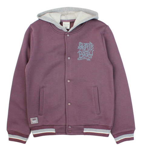 Chaqueta Day To Day Morado Junior Niño