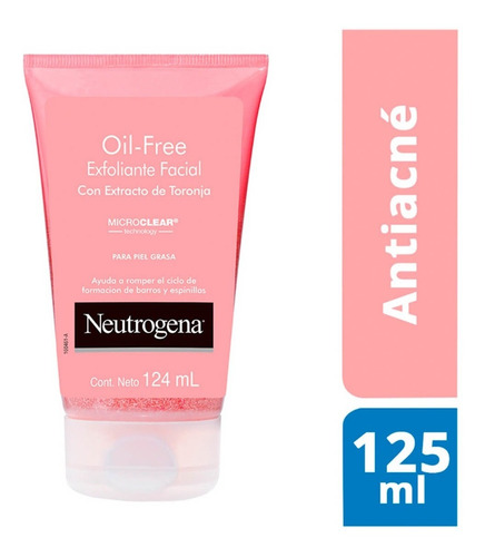 Exfoliante Facial Neutrogena Oil Free Con Toronja 124 Ml