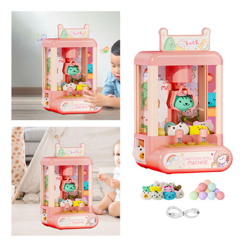 Lovely Small Claw Machine Arcade Claw Games, S Para Fi