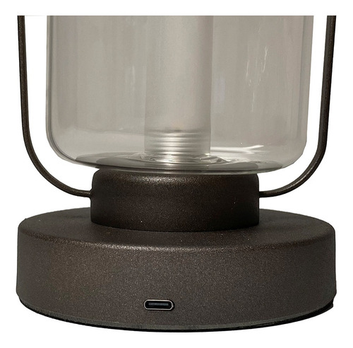 Candelabro Led Velador Lampara Mesa Luz Led Usb Moderna