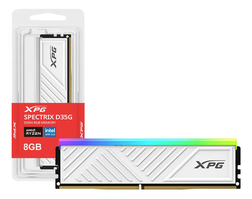 Memória Ram Pc Adata Ddr4 3200mhz 8gb Ax4u32008g16a-swhd35g