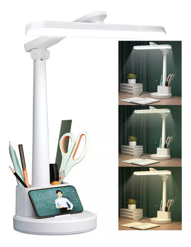Luz Lámpara Led Escritorio Ajustable Recargable Usb, 3200mah