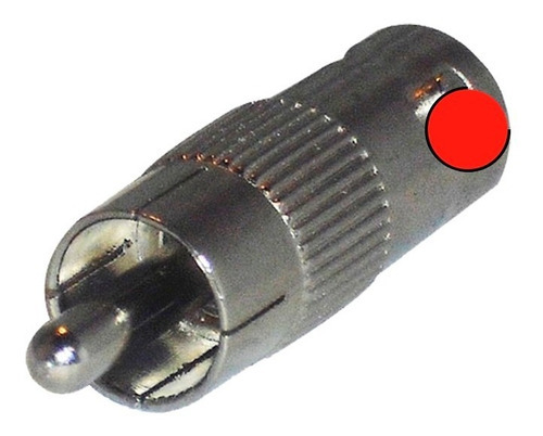 Conector Bnc Hembra A Rca Macho Video Cctv Siames Coaxial