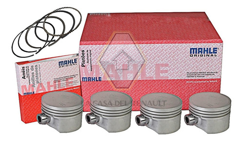 Sub Conjunto Pistones 0.5 Renault Clio Mio D4f 1.2 16v Mahle