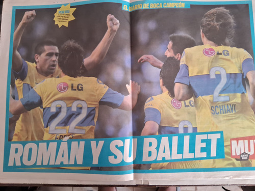 Muy. Boca Campeón Apertura 2011 Lote De 4 Diarios. (Usado)