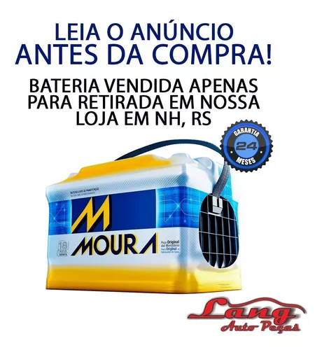 Bateria Automotiva MOURA 60Ah 12V M60GD e M60GE - Bateria