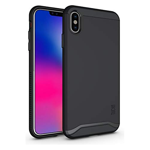 Funda Tudia Uso Rudo Para iPhone XS Max Policarbonato Y Tpu