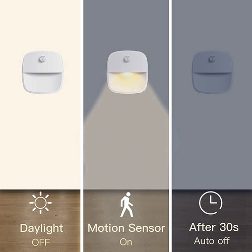 Luz Con Sensor De Movimiento Para Interiores, 6 Luces Led No