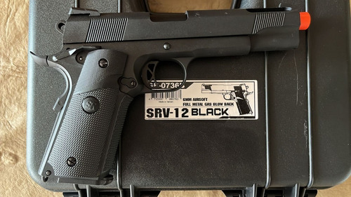 Src 1911 Gbb Srv-12 Gold Gb-0736b