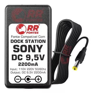 Fonte 9,5v 2.2a Para Dock Sony Srs-xb40 Cmt-v10ipn Cmt-v10ip