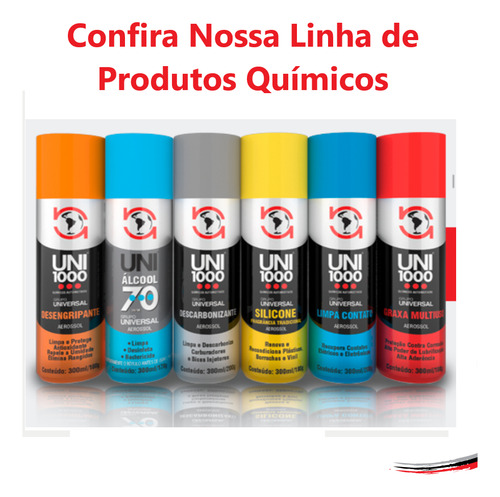 Álcool 70% Aerossol Spray Higienizador Inpm Uni1000 300 Ml