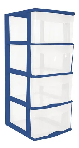Cajonera de plastico 4 niveles best sale