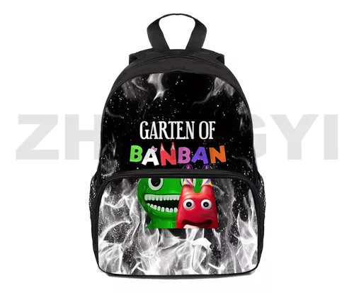 Alta qualidade unissex garten de banban 2 mochilas 3d na moda jogo escola  volta pacote para meninos 3 pçs/set novo garten de banban bookbag