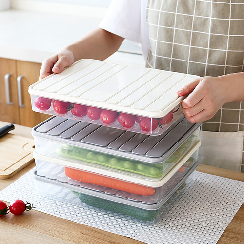 Soporte Rectangular Con Tapa Para Refrigerador