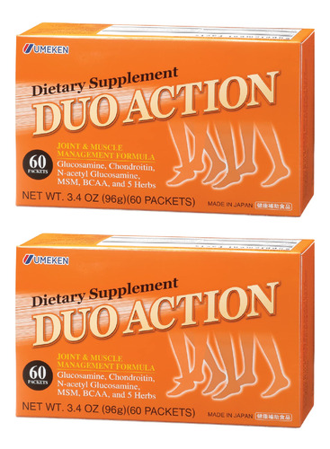 Umeken 2x Duo Action, Glucosamina + Condroitina + Msm + Bcaa