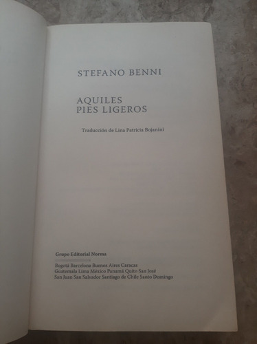 Stefano Benni Aquiles Pies Ligeros La Otra Orilla (Usado)