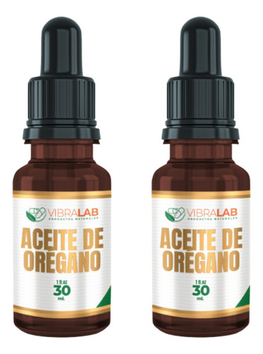 Aceite De Oregano 30ml 100% Natural  Pack 2 Unidades
