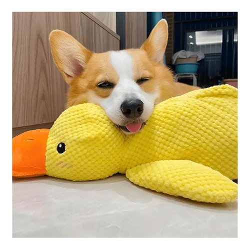 2pcs Juguete Chirriante Para Perro De Peluche Pato Masticar