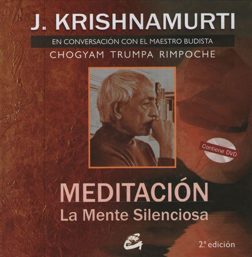 Meditacion La Mente Silenciosa Libro + Dvd - Krishnamurti