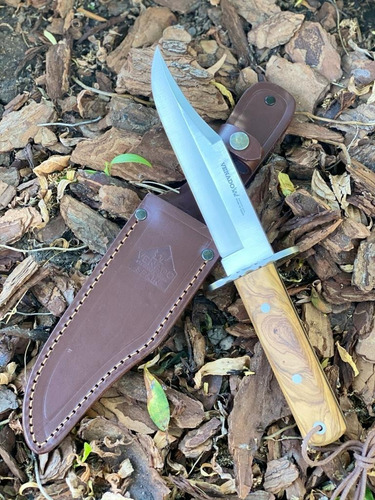 Imagen 7 de 9 de Cuchillo Venado Gran Cazador 17cm An58 Olivo Español