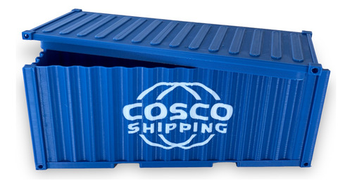Organizador Escritorio Contenedor Maritimo A Escala Cosco