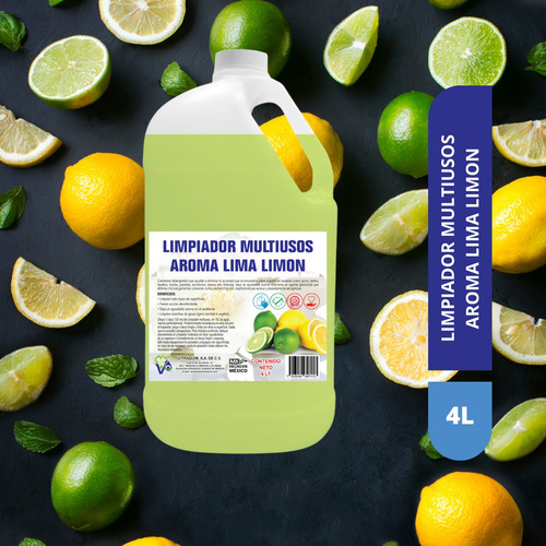 Limpiador Multiusos Lima-limon 4 L