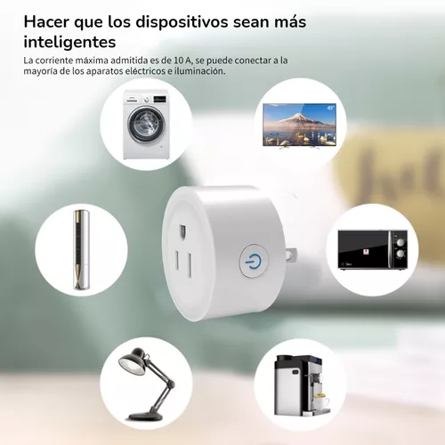 Aoycocr - Enchufes inteligentes Alexa, mini interruptor de enchufe  inteligente Bluetooth, WIFI, funciona con Alexa Echo, Google Home, con