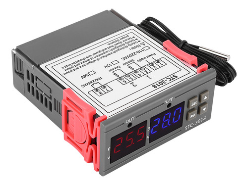 Termostato Con Sensor Controlador De Temperatura Digital Stc