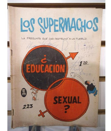 Comic Los Supermachos 223 Editorial Posada Vintage A