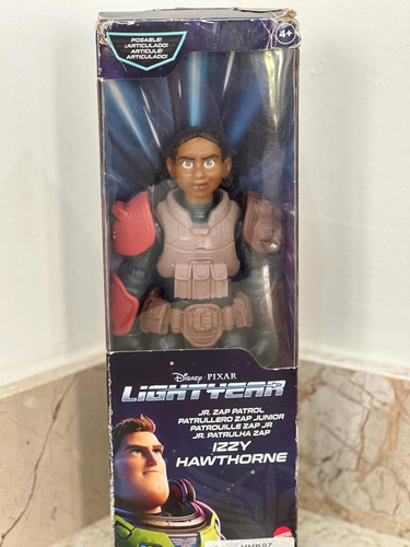 Mattel Lightyear Toys,figura De Izzy Hawthorne Jr Zap Patrol (Usado)