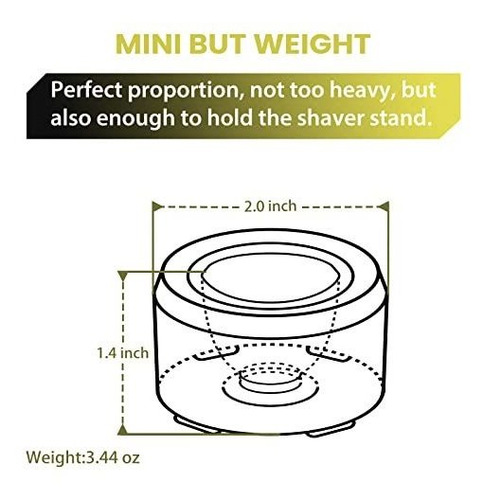 Imagen 3 de 4 de Hombres Razor Holder Para Baño Encimera Y Viajes - Safety Sh