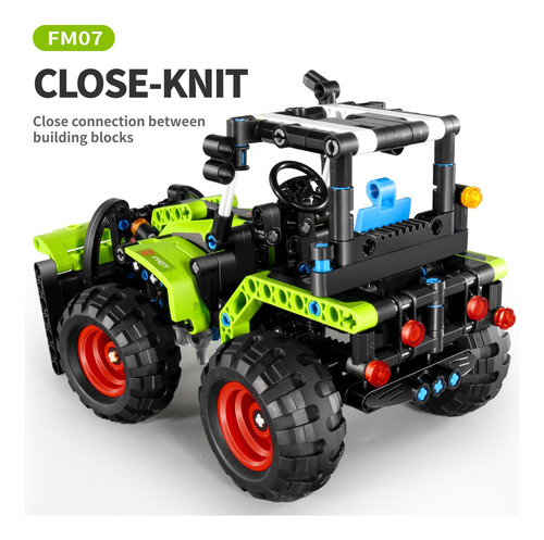 De Tractor A Cosechadora Para Armar! 2 En 1 346 Pcs.